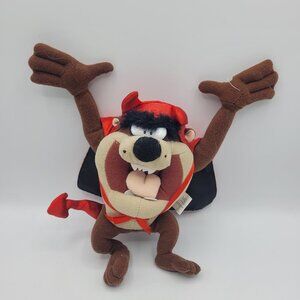 2002 Taz Tasmanian Devil Costume Plush Looney Tunes Nanco Stuffed Animal 9"